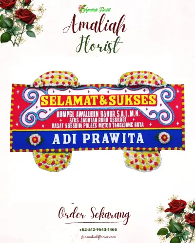 Karangan Bunga Ucapan Selamat di Selawi